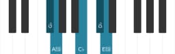 Piano scale for G flat Kumoijoshi