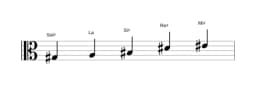 Partitura de la escala Sol sostenido Scriabin en tres octavas (3)