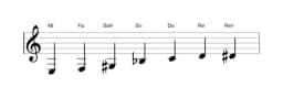 Partitions de la gamme Mi énigmatique en trois octaves (3)