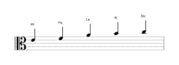 Partitions de la gamme Mi Kumoijoshi en trois octaves (4)