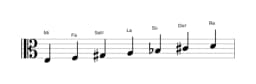 Partitions de la gamme Mi Orientale en trois octaves (3)