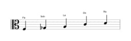 Spartiti della scala Fa Scriabin in tre ottave (3)