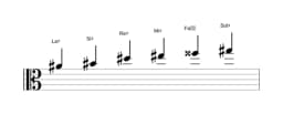 Spartiti della scala La Diesis Piongio in tre ottave (4)