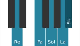Scala di pianoforte per Re Vietnamita 1