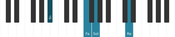 Intonazione al pianoforte dell'accordo Si Bemolle Sesta maggiore - 1