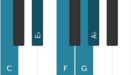 Piano toonladder voor C Vietnamees 1