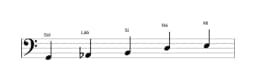 Partituras da escala Sol Scriabin em três oitavas (2)