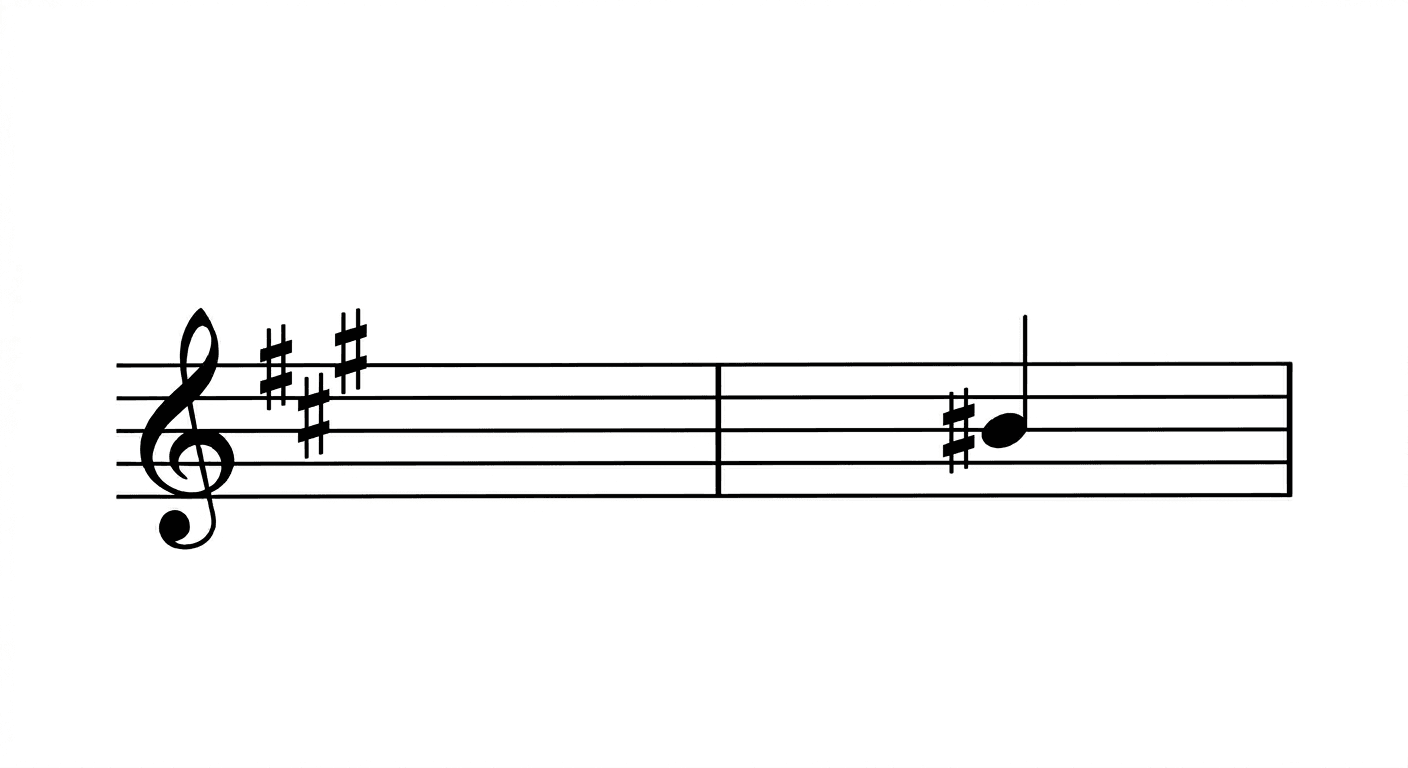 Sharp musical symbol