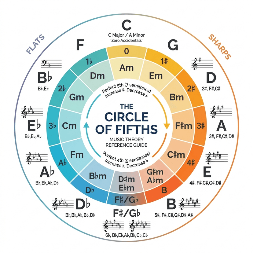 Le GPS de la Théorie Musicale : Comprendre le Cycle des Quintes