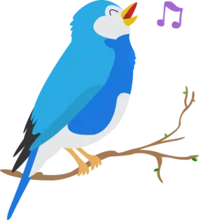 The initial logo of Bluebird